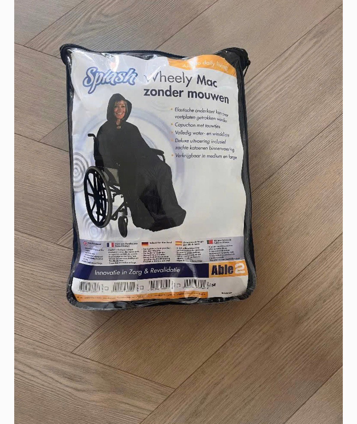 Rolstoelhoes zonder mouwen en geheel omsluitend (dames/heren, Ophalen of Verzenden, Nieuw, Regenponcho, Heren