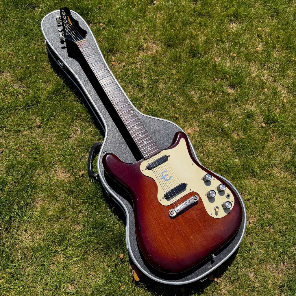 1964 Epiphone Olympic Double USA ! TRUE VINTAGE!, Verzenden, Gebruikt, Solid body, Epiphone