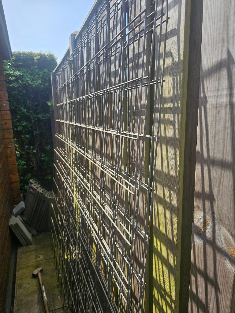 Te koop gaaspanelen 5 stuks, Tuin en Terras, Ophalen, Gebruikt, Staal, 150 tot 200 cm