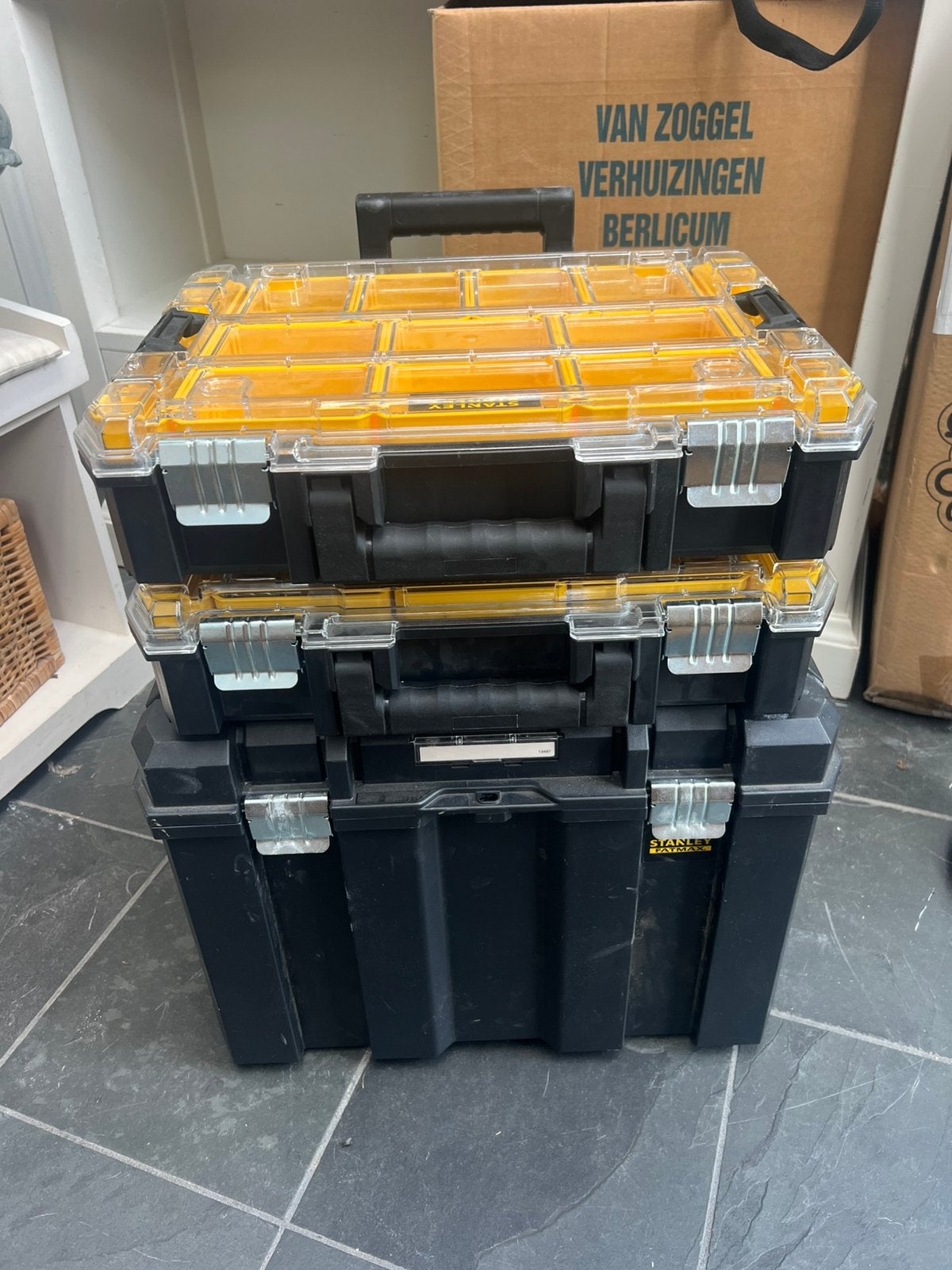 Stanley Pro-Stack Gereedschapskoffers, Doe-het-zelf en Verbouw, Gereedschapskisten, Zo goed als nieuw, Ophalen of Verzenden