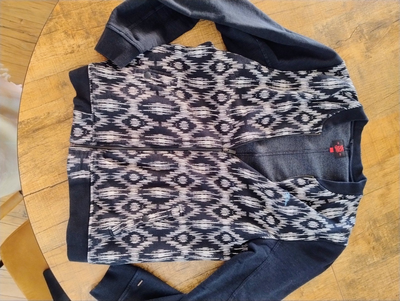 55 Stage Vest met patroon, maat M, Maat 38/40 (M), 55 Stage, Zwart, Ophalen of Verzenden