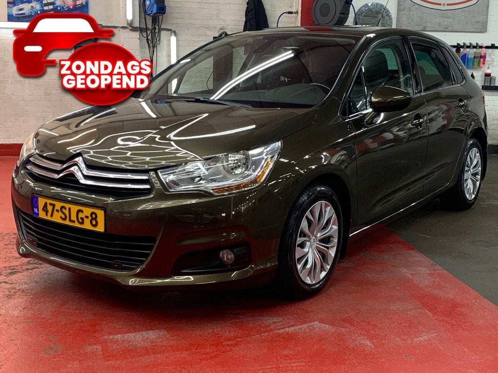 Citroen C4 1.6 VTi Tendance|121000KM|Opendak|Carplay|, Voorwielaandrijving, Euro 5, Stof, Zwart