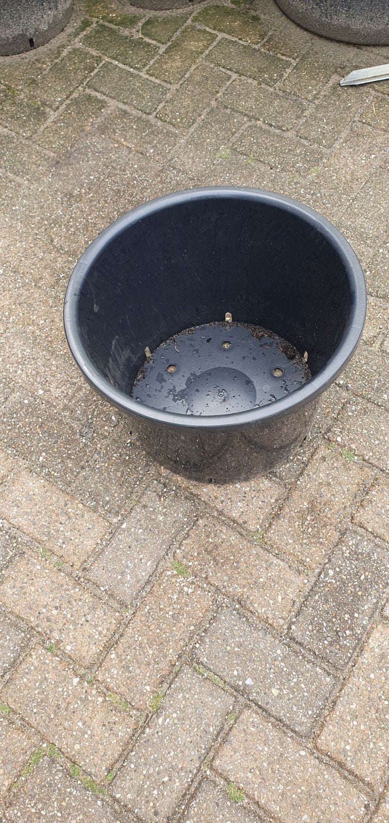 pvc bloempot container plantenpot 30liter € 1,25, Tuin en Terras, Bloembakken en Plantenbakken, Ophalen, Kunststof, Minder dan 60 cm