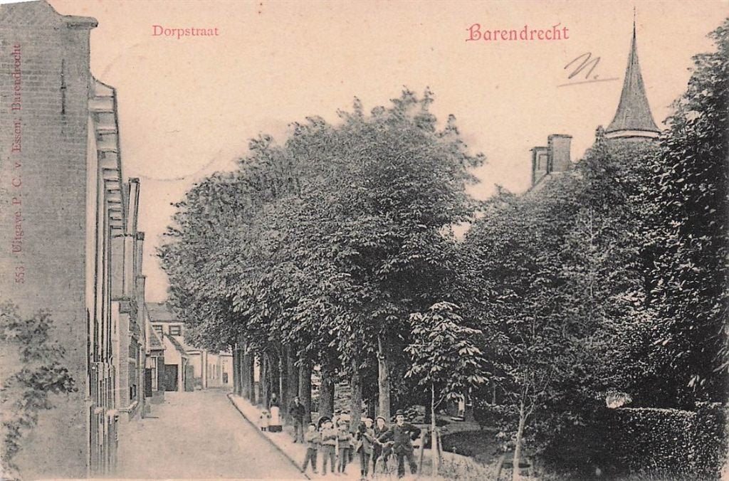 703-158-029 Barendrecht Dorpstraat, Verzamelen, Verzenden, Voor 1920, Zuid-Holland
