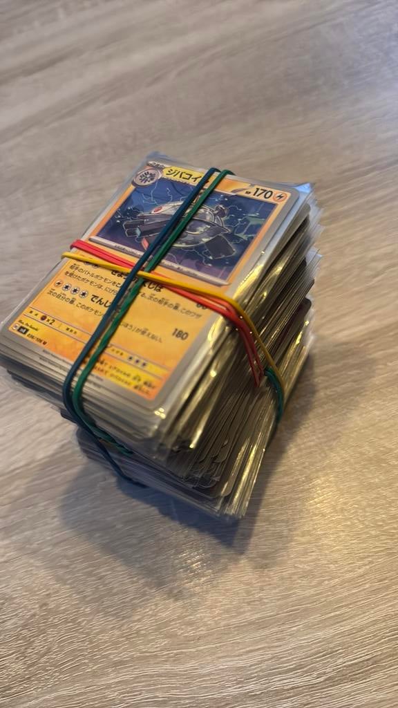 Grote Stapel Pokemon kaarten Japan SV8, Ophalen of Verzenden, Zo goed als nieuw, Meerdere kaarten