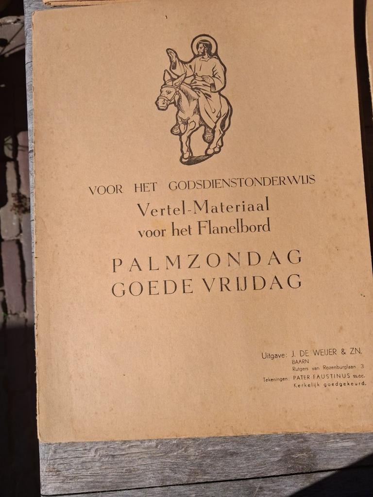 Voor het godsdienstonderwijs materiaal voor flanelbord, Ophalen of Verzenden