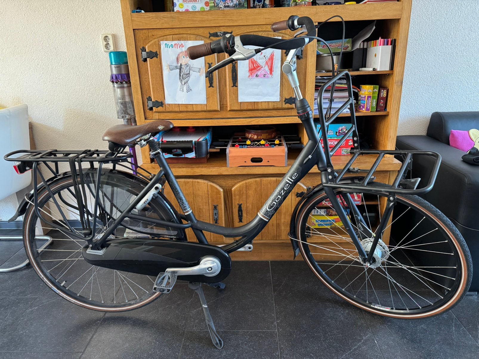 Supermooie Gazelle Bloom moederfiets / transportfiets izgs, Ophalen, 56 cm of meer, Zo goed als nieuw, Versnellingen