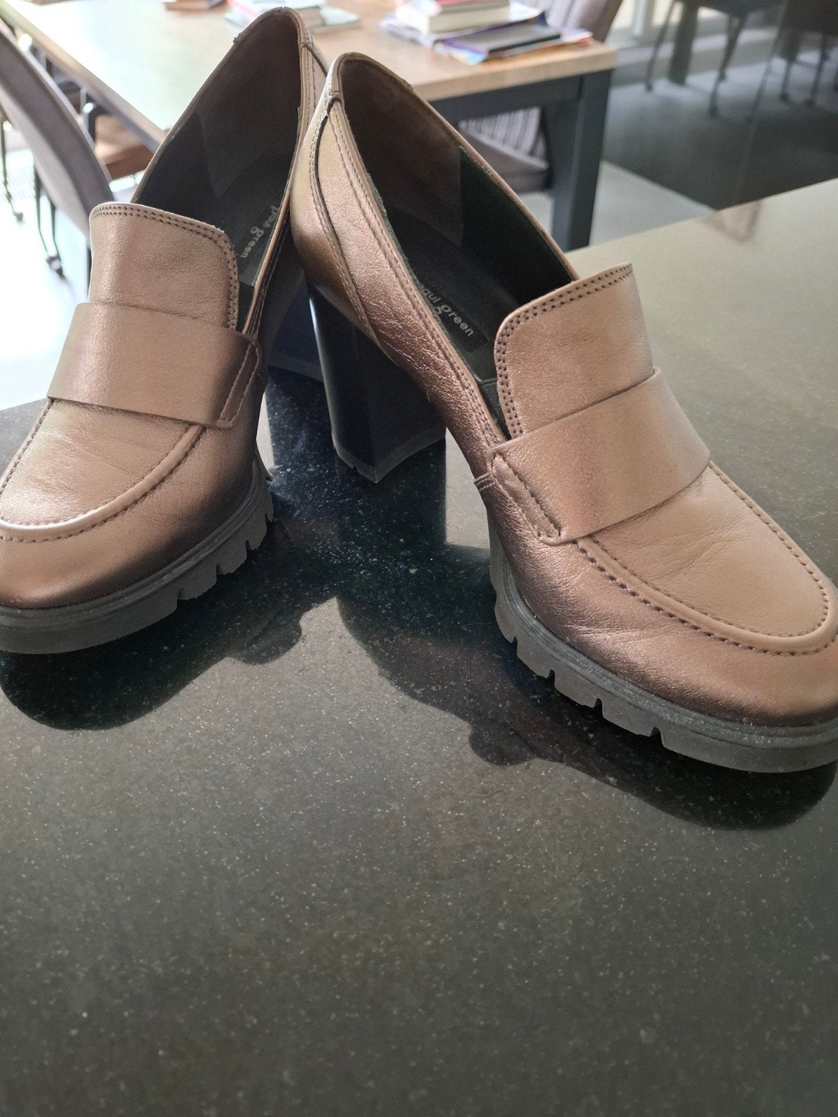 Paul Green bronze pump maat 38,5, Pumps, Overige kleuren, Ophalen of Verzenden, Zo goed als nieuw