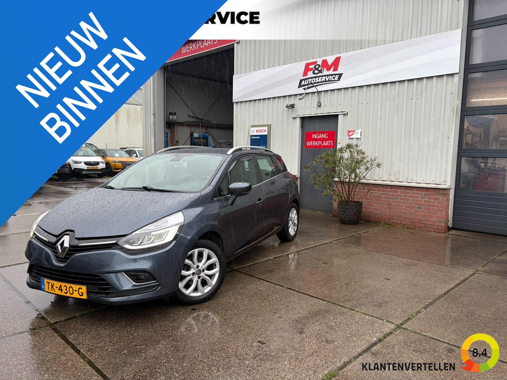 Renault Clio Estate 0.9 TCe Intens Clima, cruise, camera, pd, Voorwielaandrijving, 898 cc, Gebruikt, Euro 6