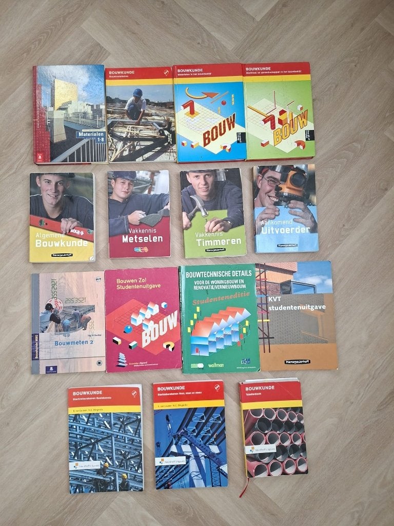 Leerboeken bouwkunde, Boeken, Ophalen, Gelezen, Bouwkunde, ThiemeMeulenhoff