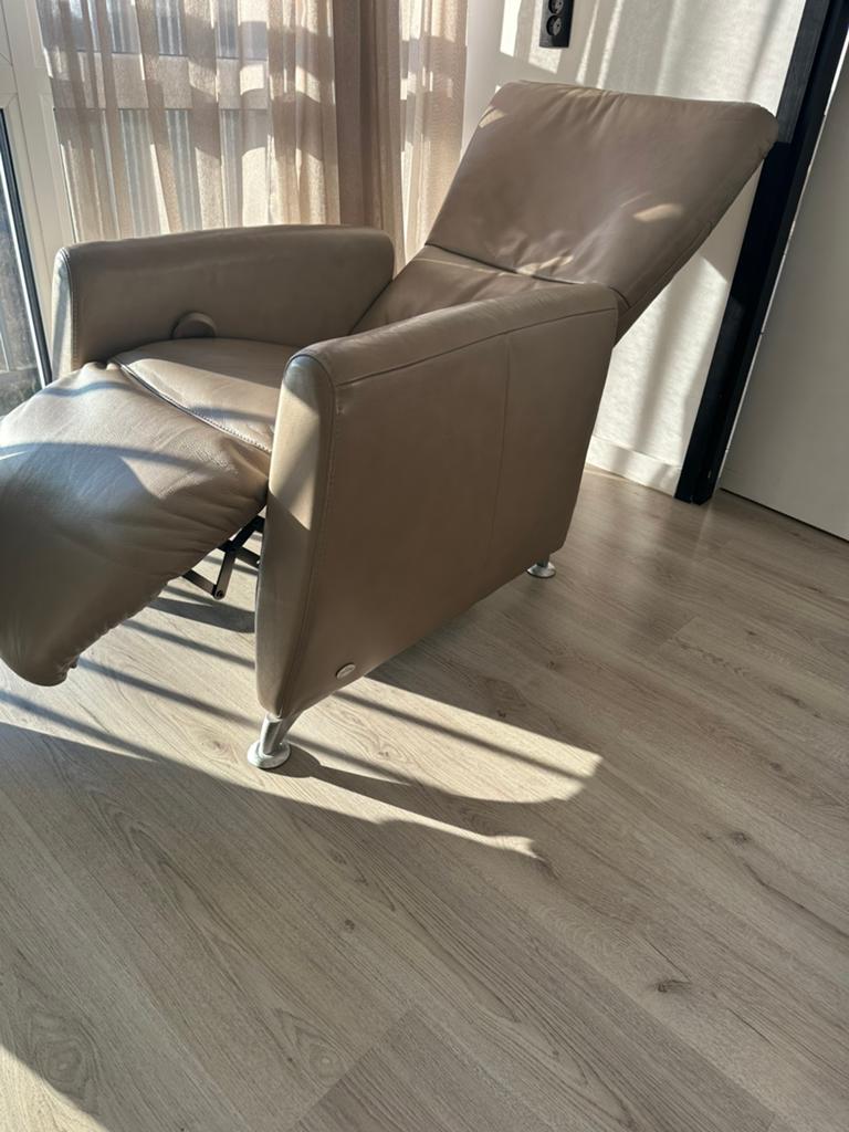 Relaxstoel, Ophalen of Verzenden, Zo goed als nieuw, 50 tot 75 cm, Leer