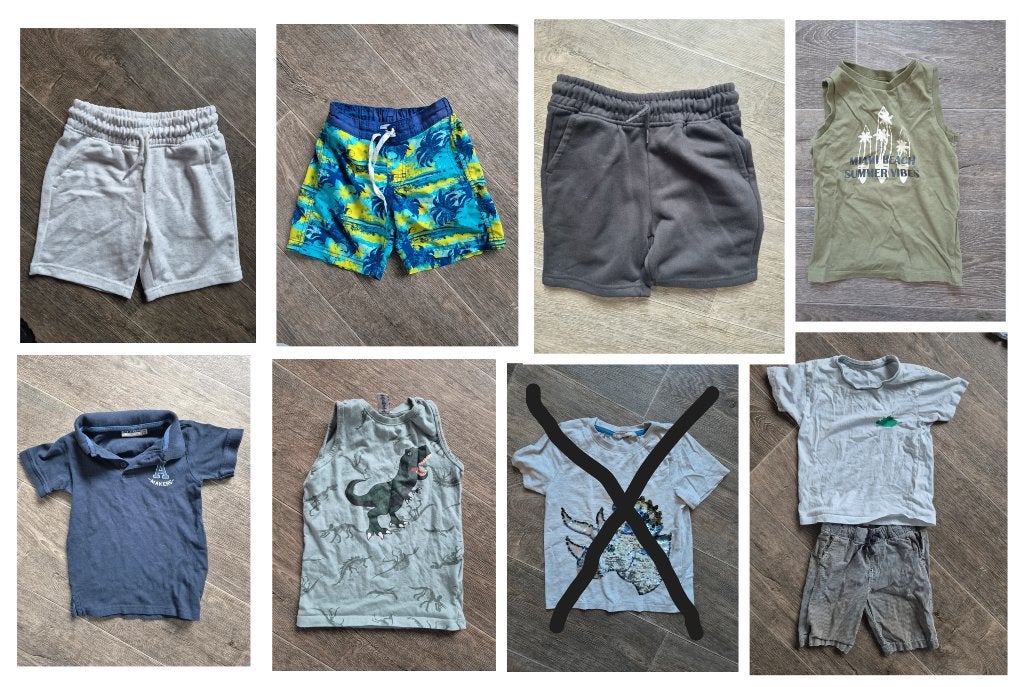Kledingpakket jongens zomer maat 110, Ophalen of Verzenden, Zo goed als nieuw, Maat 110
