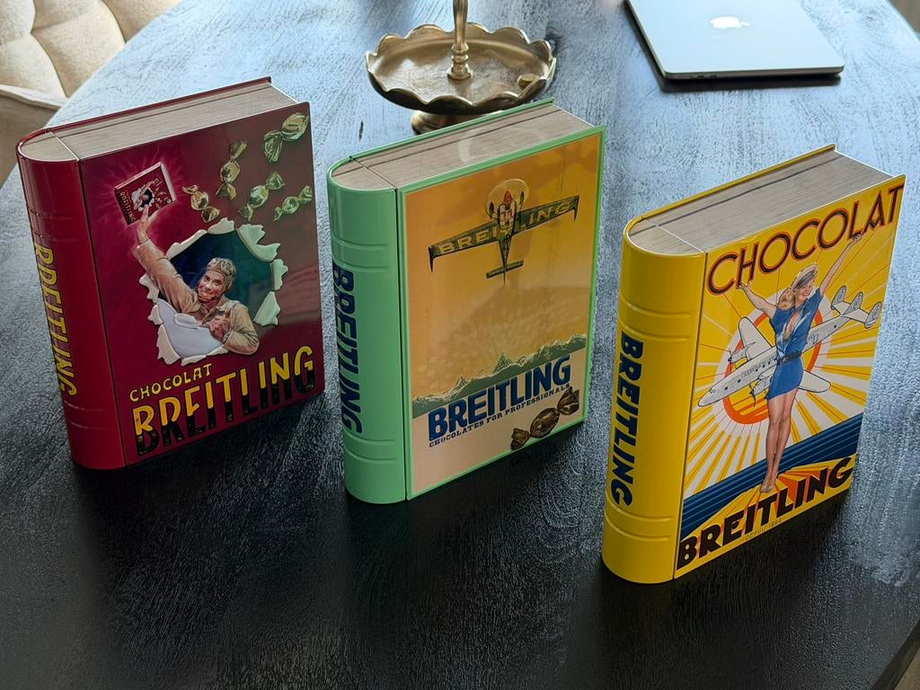 Breitling chocoladedozen | Zeldzame Blikken, Ophalen of Verzenden, Zo goed als nieuw, Overige