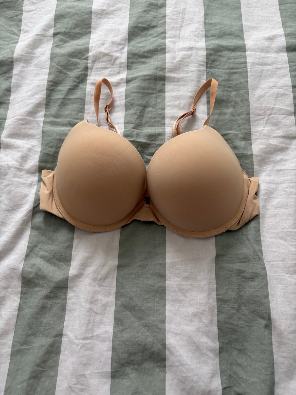 Super push-up beha 80C - 1x gedragen, Ophalen, Beige, BH