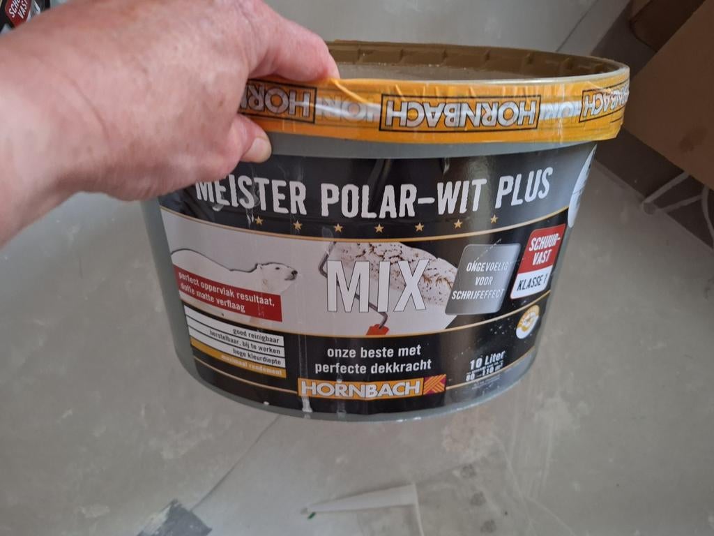 2x Farrow & Ball Lime White verf - Nieuw en ongeopend, Ophalen, Wit, Nieuw, Verf