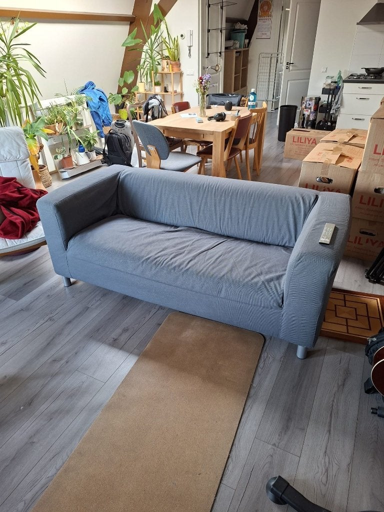 IKEA couch / 2 person sofa blue, Ophalen, Gebruikt, 150 tot 200 cm, Tweepersoons