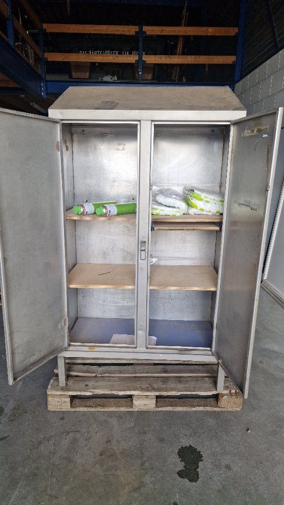 Opbergkast archief kast gereedschap kast van rvs ( 124 ), Huis en Inrichting, Ophalen, 100 tot 150 cm, Nb, Nb