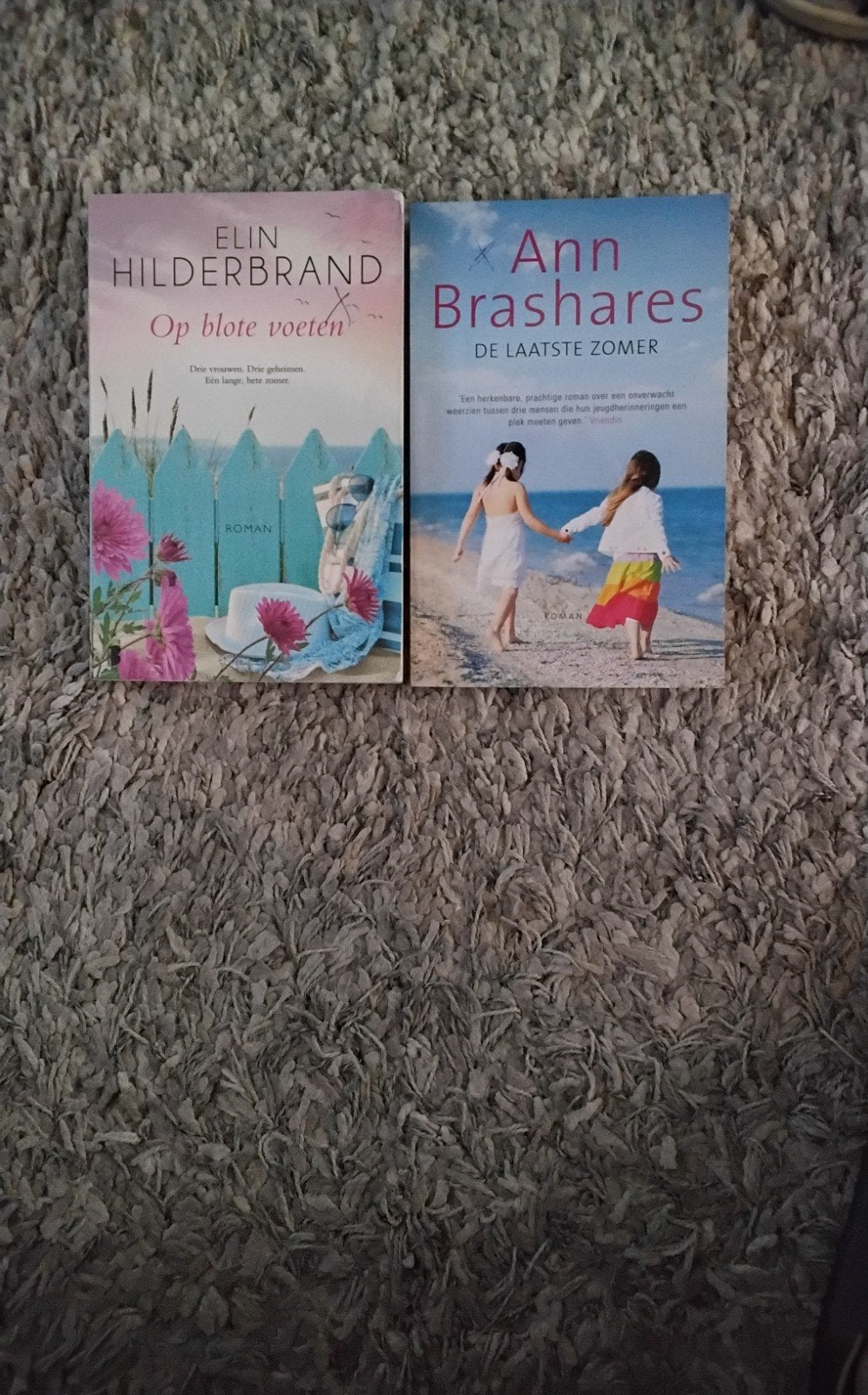 Boeken: Op blote voeten & De laatste zomer, Ophalen of Verzenden, Zo goed als nieuw, Elin Hilderbrand, Ann Brashares, Nederland