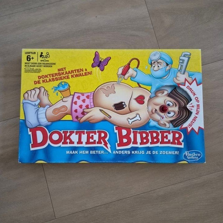 Dokter Bibber Spel - Hasbro Gaming, Een of twee spelers, Ophalen, Gebruikt, Hasbro Gaming