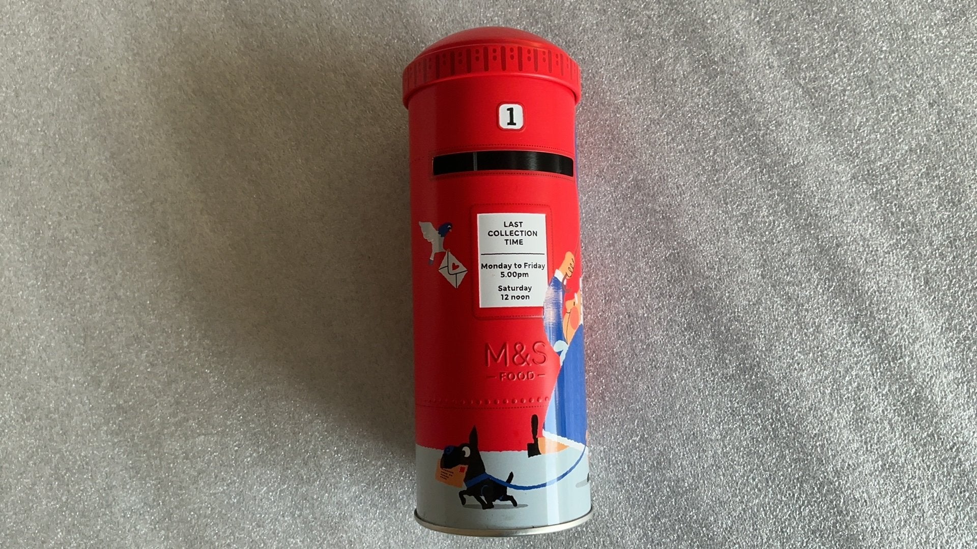Blikken spaarpot van Marks & Spencer, Ophalen of Verzenden, Nieuw, Metaal of Blik, Object of Gebouw