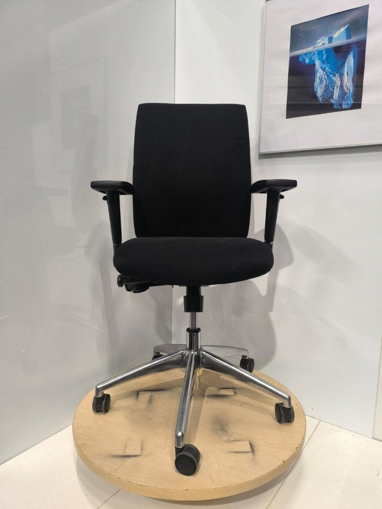DONATI bureaustoel – professionele kantoorstoel – zwart,15st
