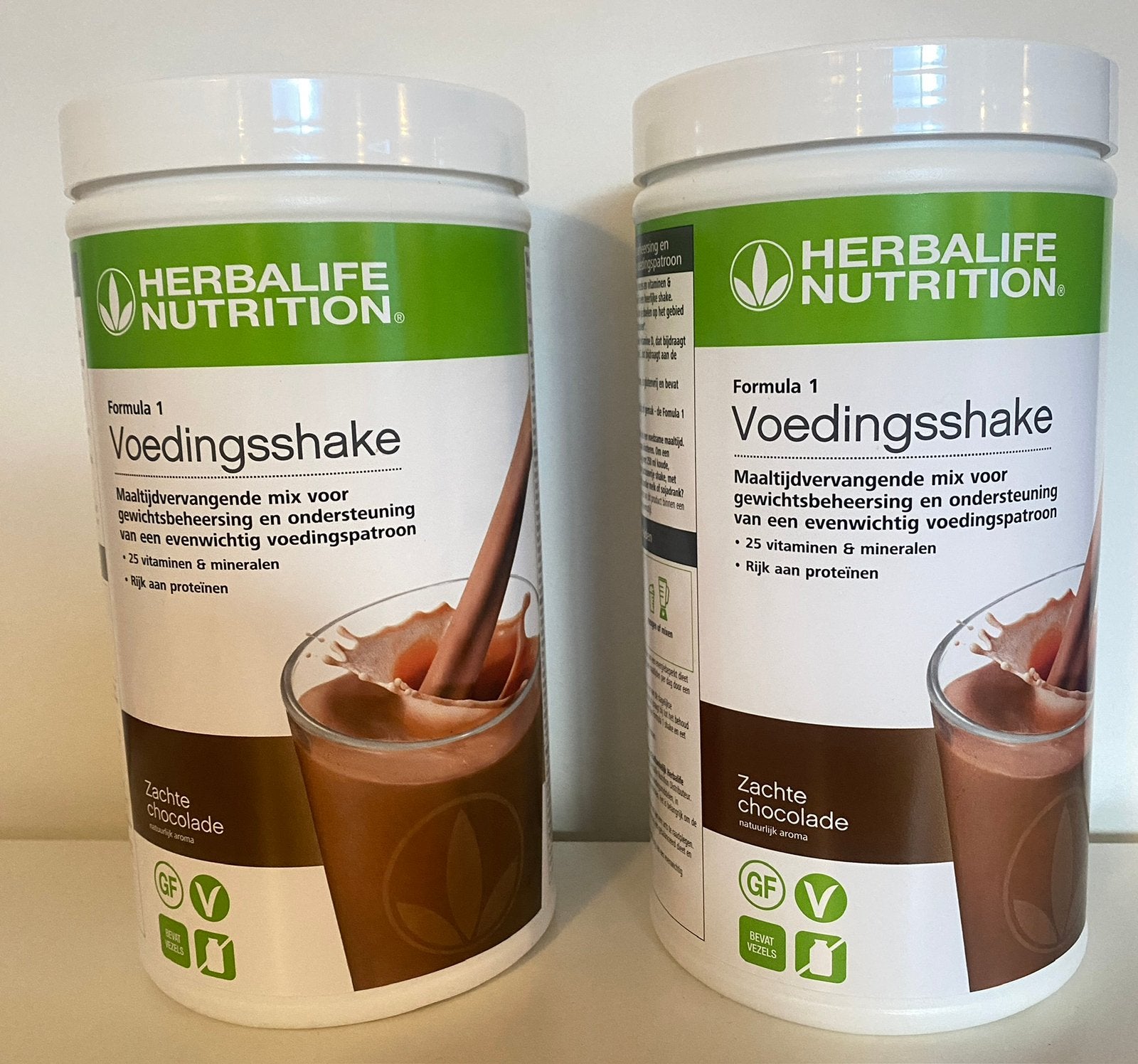 2x voedingsshake herbalife zachte chocolade nieuw, Verzenden, Nieuw, Overige typen