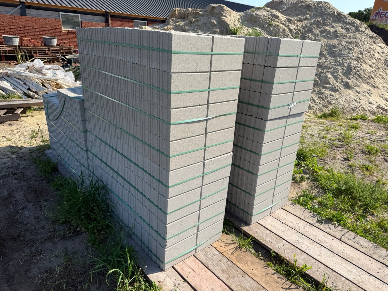 Bia Velling blokken 700 stuks, Doe-het-zelf en Verbouw, Metselstenen, Ophalen of Verzenden, Beton