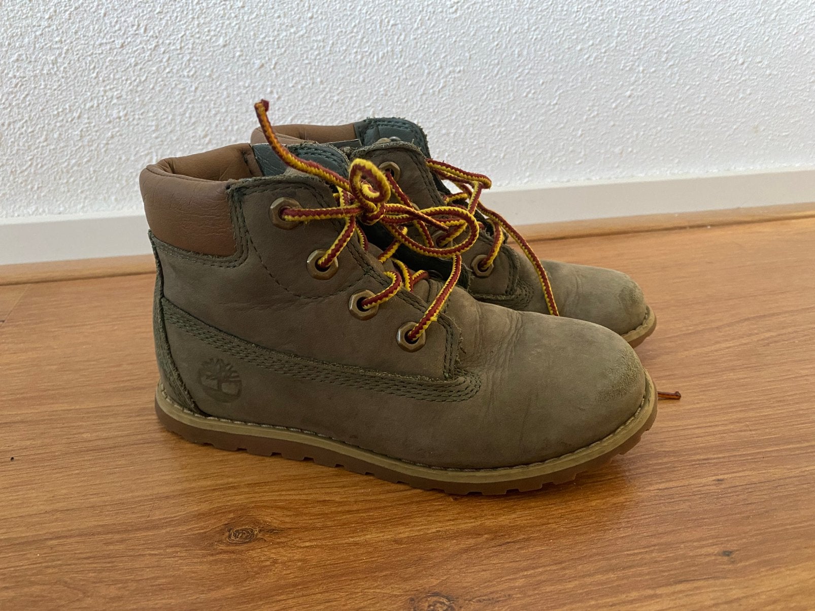 Timberland leeren schoenen maat 28, Kinderen en Baby's, Gebruikt, Schoenen, Ophalen of Verzenden, Jongen