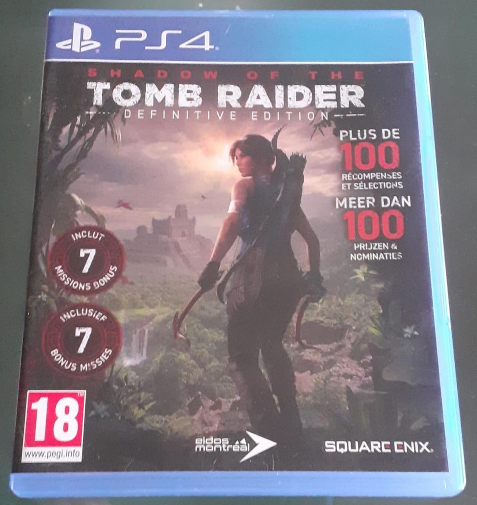 shadow of the tombraider definitive edition ps4, Avontuur en Actie, Vanaf 18 jaar, 1 speler, Eén computer