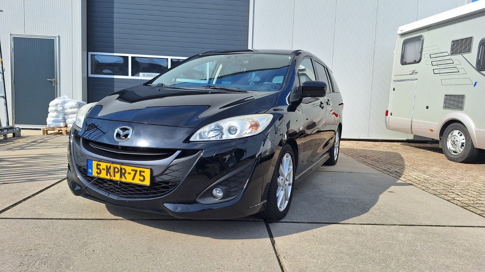 Mazda 5 1.6 Citd 85KW 2012 7 persoons, Voorwielaandrijving, 4 cilinders, 7 stoelen, Zwart