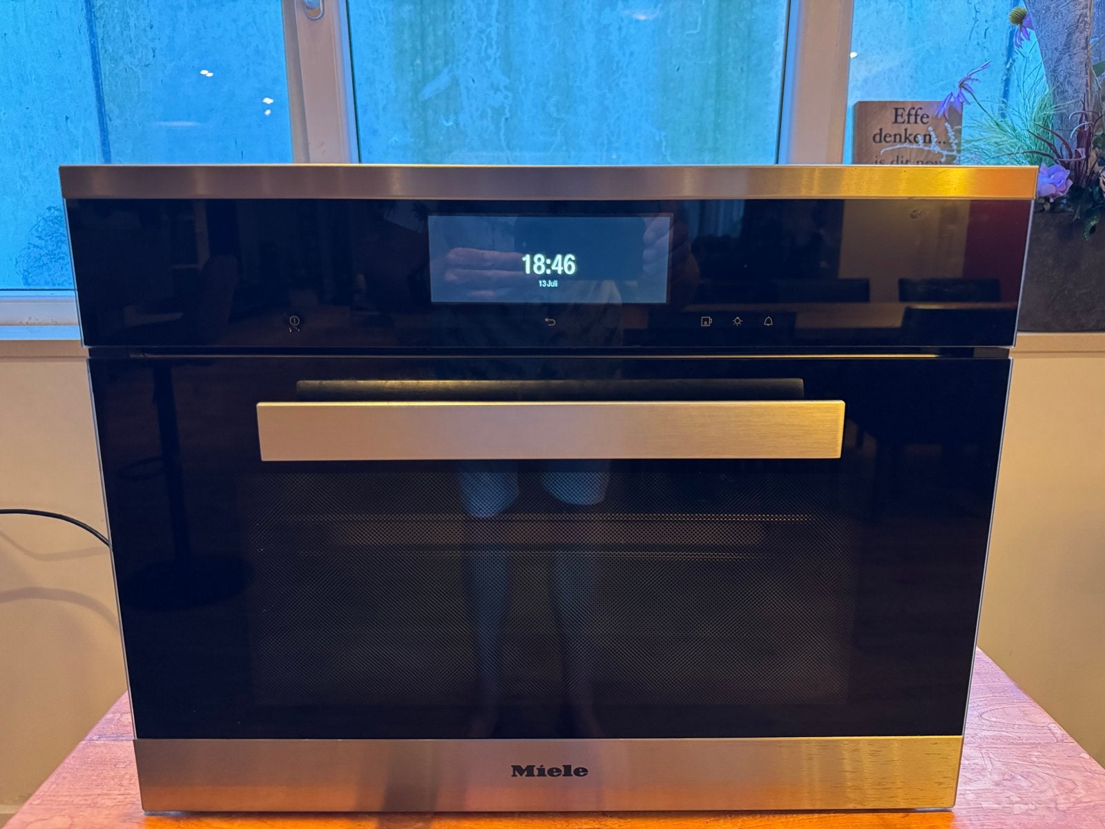 Miele DGC 6805 ED/CS/NL Combi-stoomoven - Zo goed als nieuw, Witgoed en Apparatuur, Ovens, Ophalen, 45 tot 50 cm, Hete lucht, Inbouw