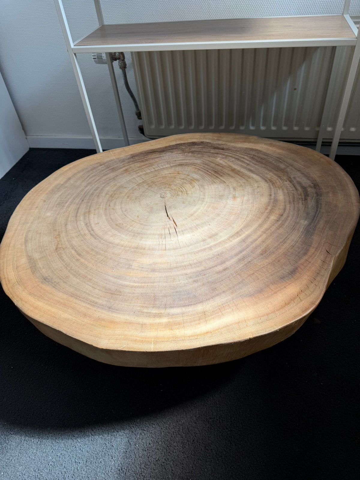 Houten salon tafel, Ophalen, Gebruikt, 100 tot 150 cm, 50 tot 100 cm