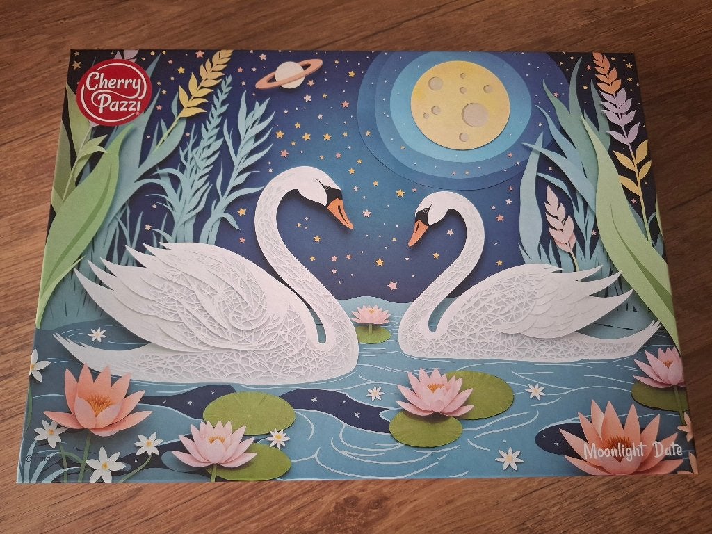 Moonlight Date - CHERRY PAZZI Puzzel - 1000 Stukjes, Ophalen of Verzenden, 500 t/m 1500 stukjes, Zo goed als nieuw, Legpuzzel