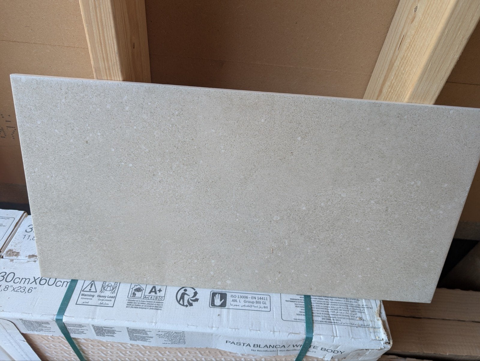 Rako Betonico 30x60cm donker beige, Doe-het-zelf en Verbouw, Tegels, Ophalen, Keramiek, Nieuw, Minder dan 5 m²