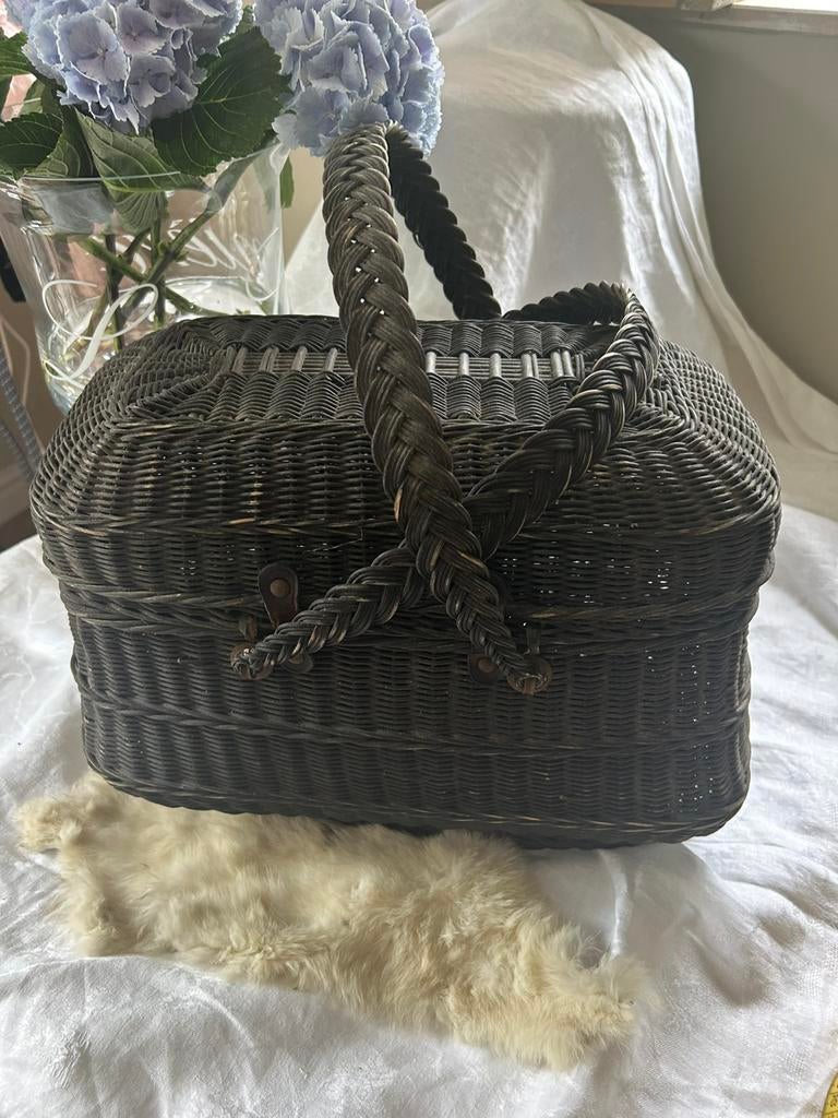 Frans antiek perron mandje izgst 1890, Antiek en Kunst, Ophalen