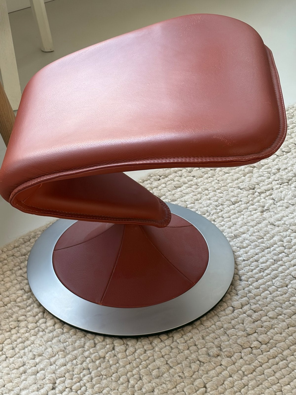 BERG AMSTERDAM Footstool / BY TORBEN OLSEN, Minder dan 50 cm, Gebruikt, Leer, Ophalen of Verzenden