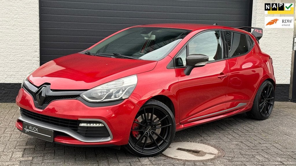 Renault Clio 1.6 R.S. 200 EDC | NAP | Leder | CarPlay | Came, Auto's, Renault, Euro 5, 1618 cc, Gebruikt, Zwart