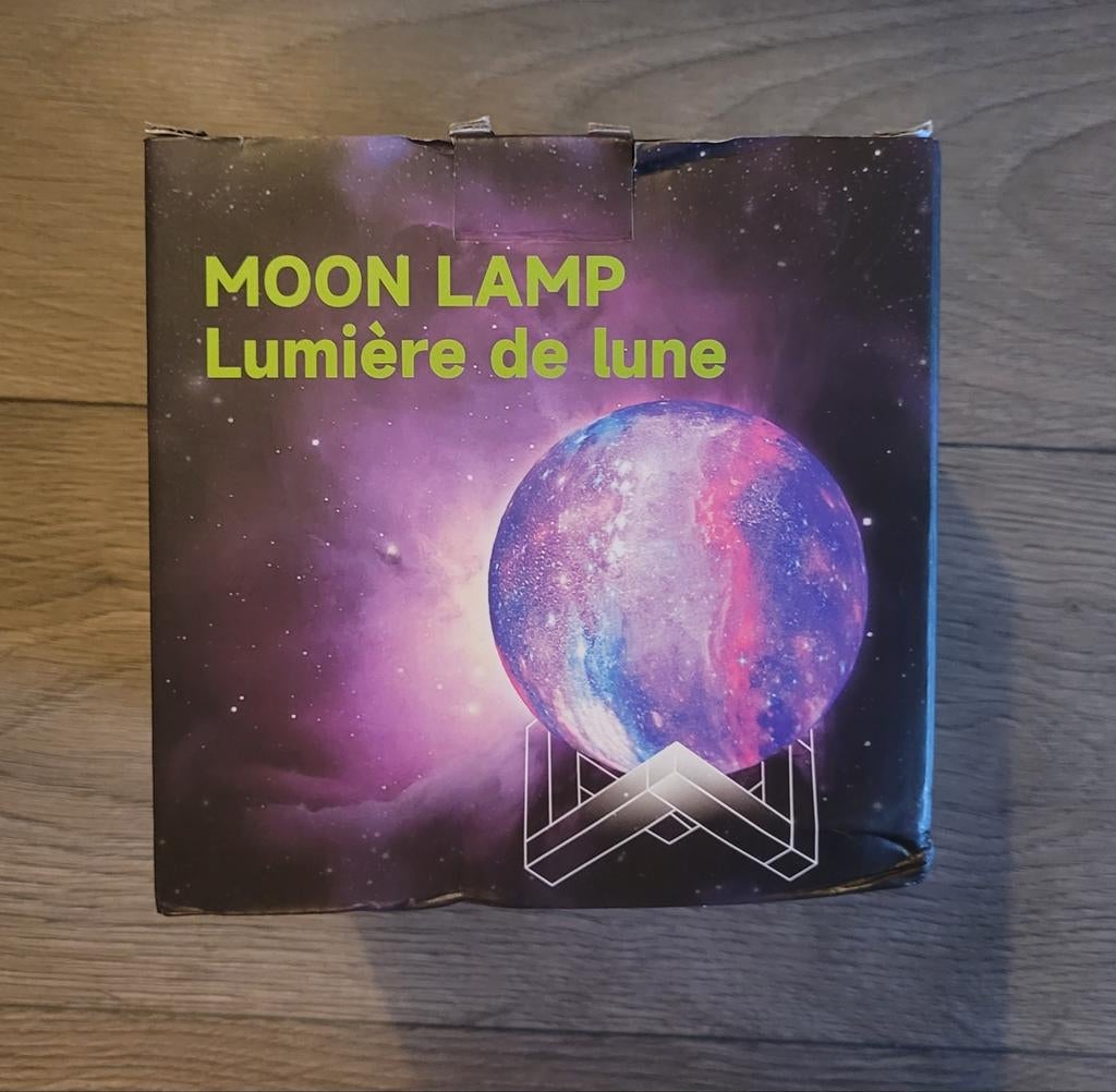 Maanlamp met afstandsbediening - Nieuw in doos, Huis en Inrichting, Ophalen, Nieuw, Modern, Ruimtelijk, Sfeervol