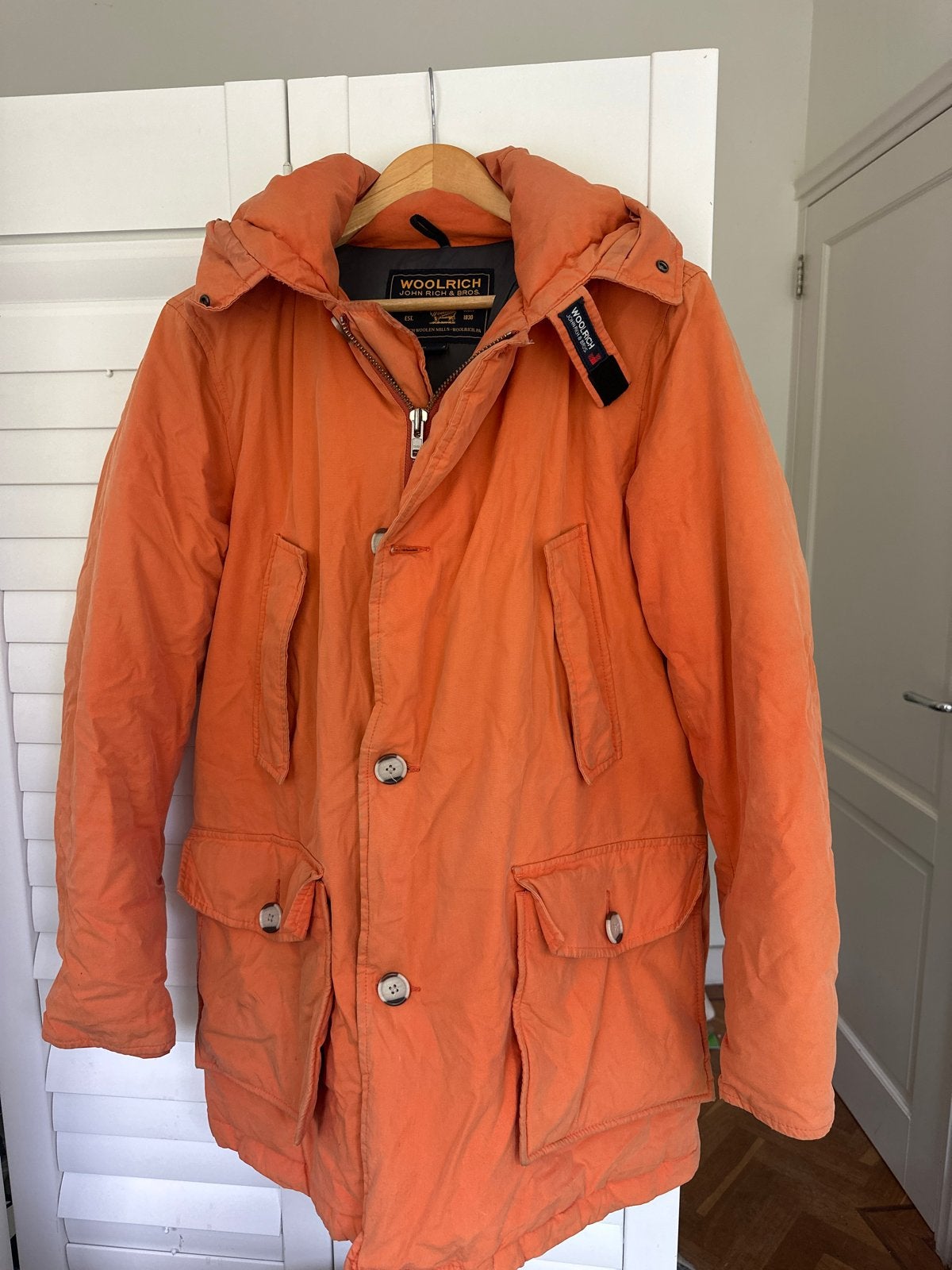 Woolrich Arctic Parka Oranje unisex/heren Maat M winterjas, Kleding | Dames, Jassen | Winter, Ophalen, Gedragen, Maat 38/40 (M)