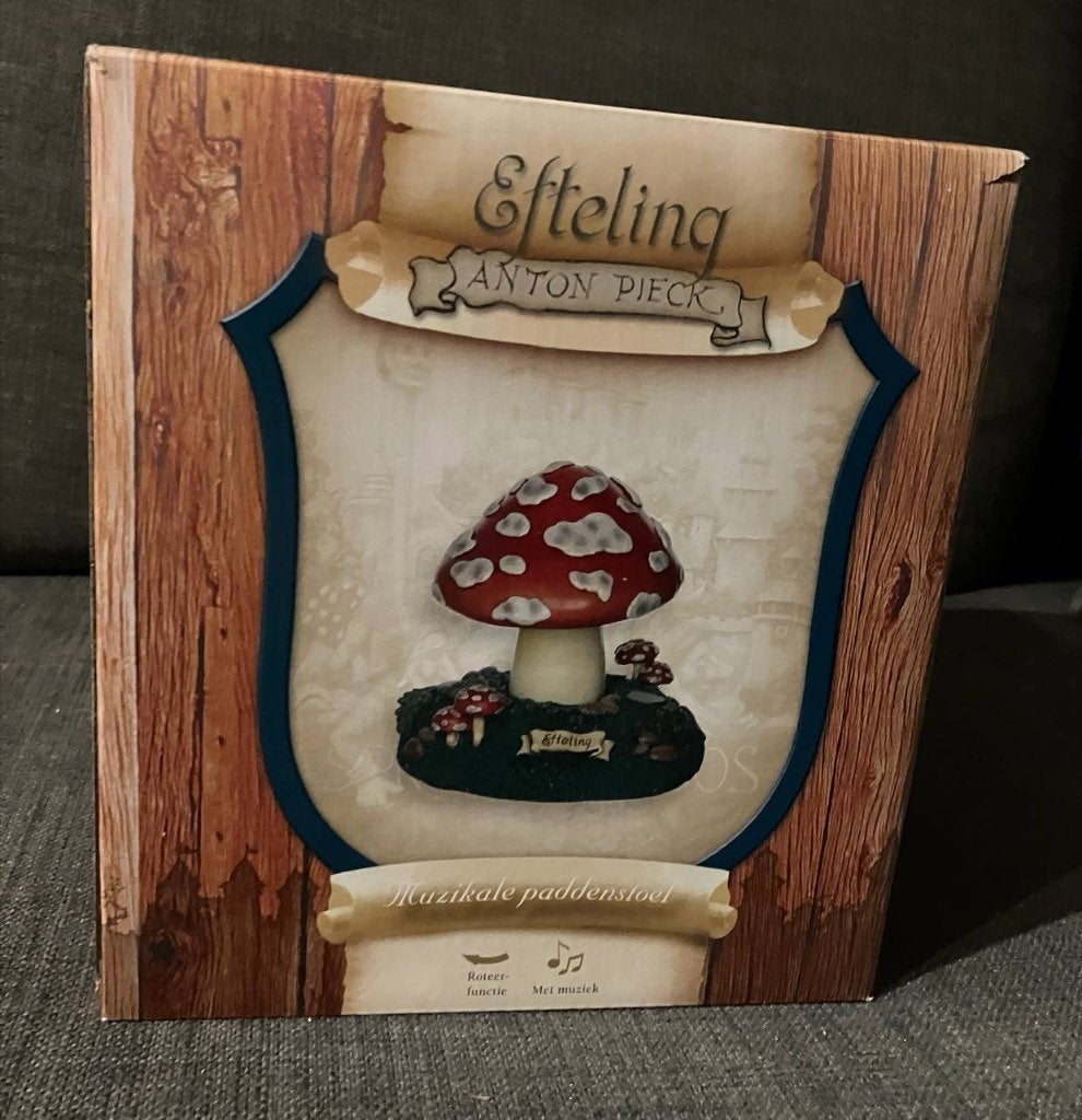 Efteling Luville muzikale paddenstoel met muziek NIEUW, Ophalen, Nieuw, Beeldje of Poppetje