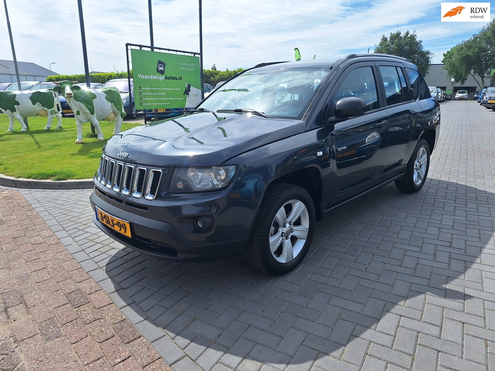 Jeep Compass 2.0 Sport / Nette auto / Nieuwe APK, 1998 cc, 450 kg, Gebruikt, Euro 6