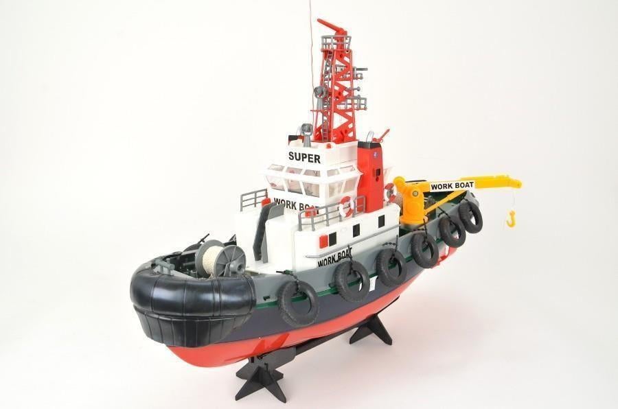 Radiografisch bedienbare Sleepboot, gedetailleerd, met water, Hobby en Vrije tijd, Ophalen of Verzenden, Nieuw