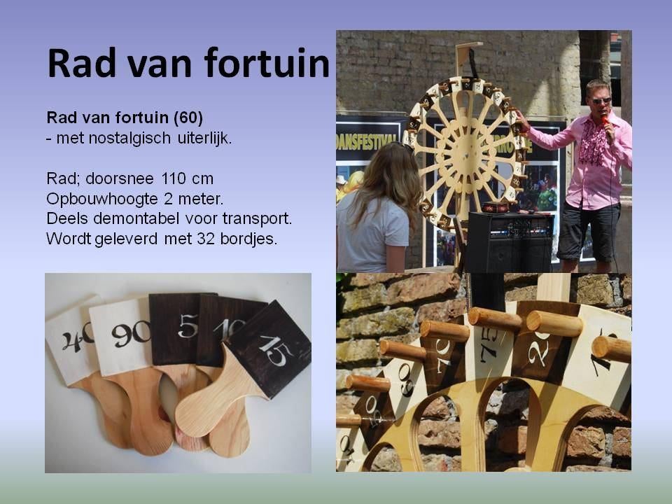 Rad van Fortuin / Rad van avontuur, Vijf spelers of meer, Ophalen, Gebruikt, Joukes oud Hollandse spellen