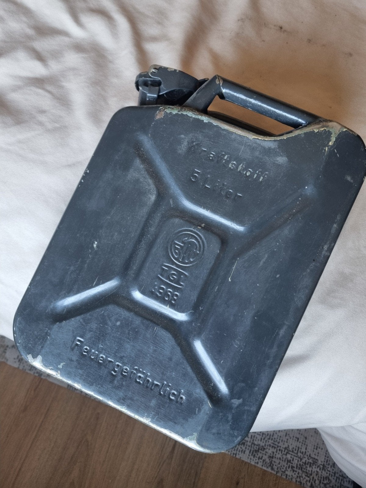 Mooie Duitse TGL 4368 mini jerrycan uit de oorlogsjaren., Ophalen of Verzenden, Duitsland