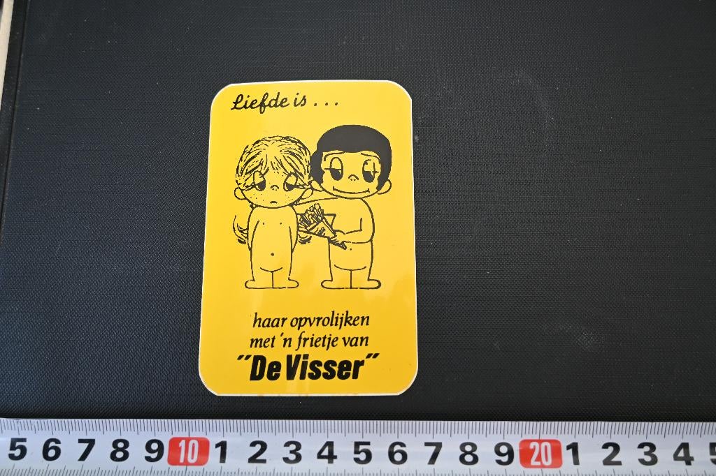 sticke liefde is haar opvrolijken met frietje van DE VISSER, Verzamelen, Ophalen, Zo goed als nieuw