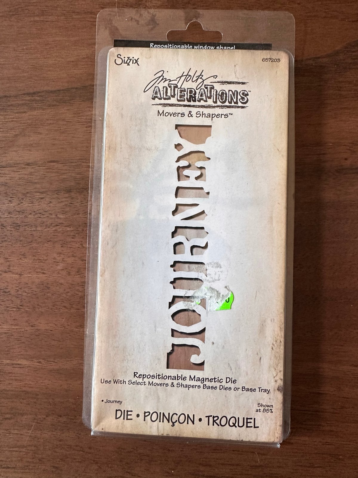 Sizzix Tim Holtz Alterations Movers & Shapers Die Journey, Overige thema's, Gereedschap of Toebehoren, Nieuw, Overige merken