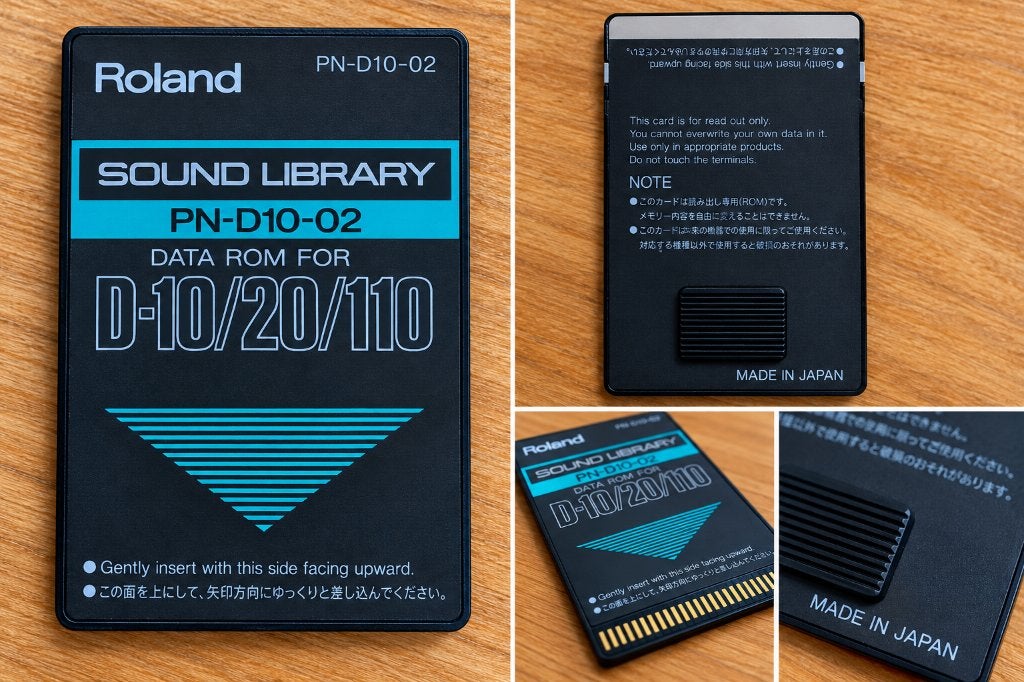 Roland PN-D10-02 Sound Library Data ROM Card D-10, Verzenden, Gebruikt, Overige aantallen, Roland