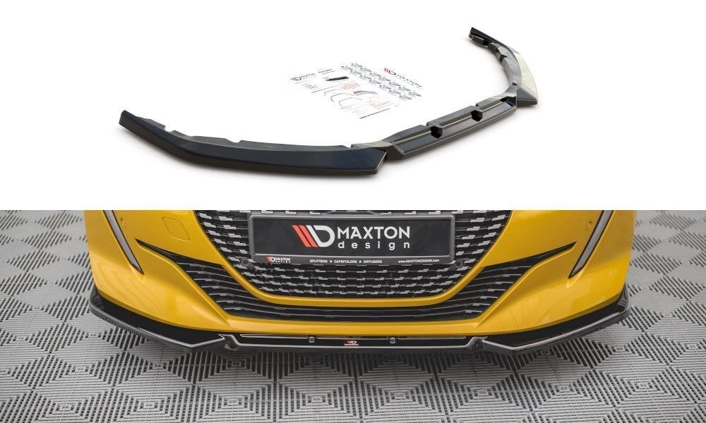 Maxton Spoiler Voorspoiler Lip Splitter Voor Peugeot 208 MK2, Verzenden, Automotive Parts, A.parts@hotmail.nl, Trasmolenlaan 12 3447 GZ Woerden