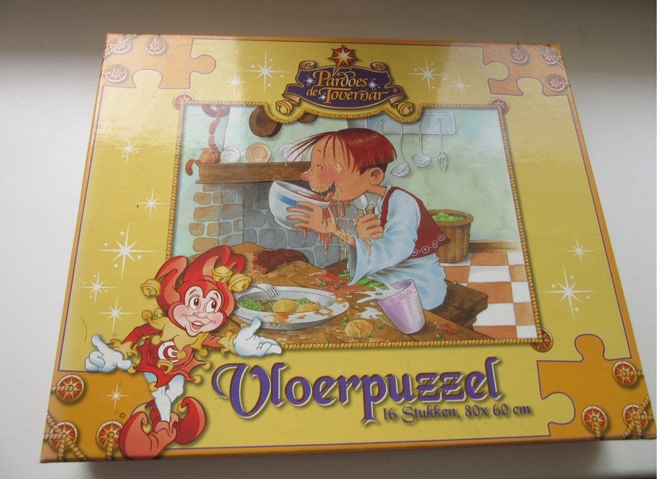 Efteling Pardoes de Tovernar vloerpuzzel, Verzenden, Beeldje of Poppetje