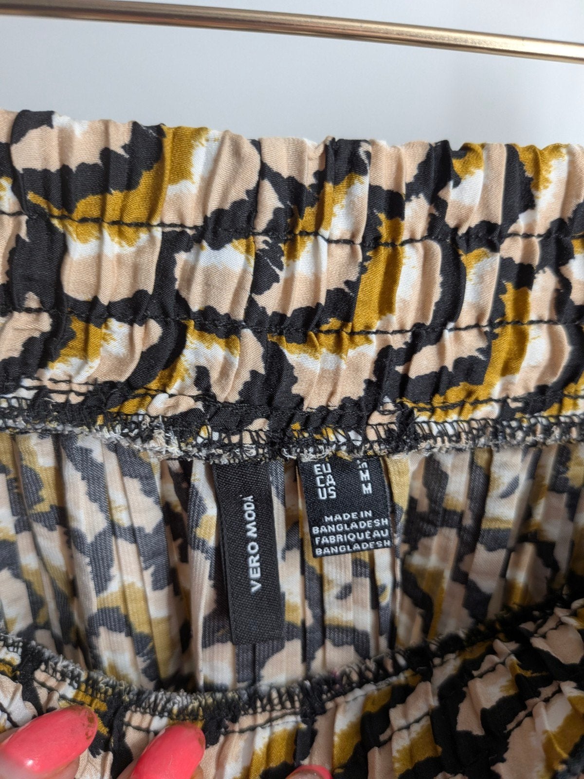 Vero Moda plissé rok | Maat M | Elastische taille (3132*), Maat 38/40 (M), Vero Moda, Zwart, Ophalen of Verzenden